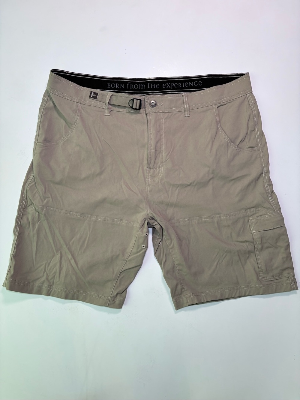 Prana Men's Tan Zion Stretch Cargo Shorts